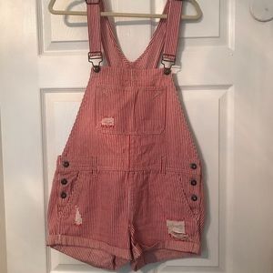 Forever 21 overall shorts